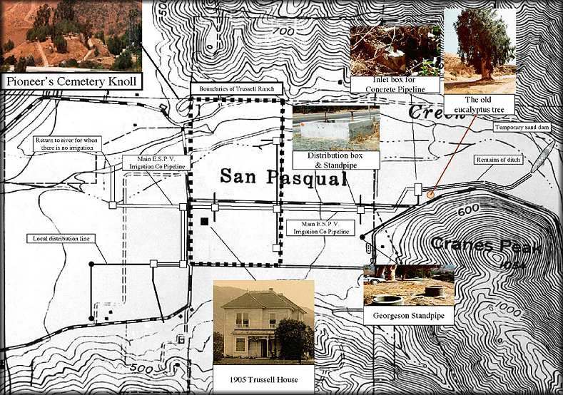 Topographical Map of East San Pasqual Valley